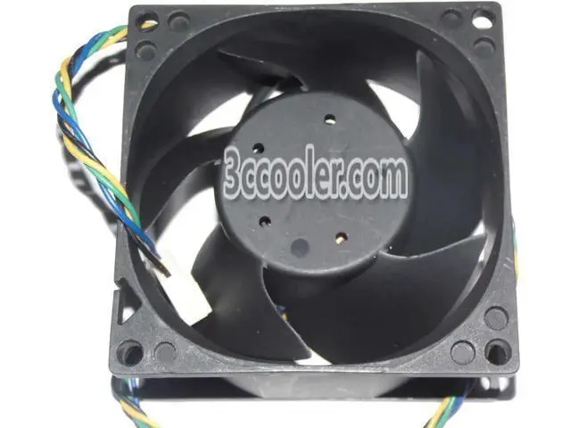 Alt view image 2 of 2 - for SUPERRED 8038 80*38mm CHC8012BB-N-AH 12V 0.37A 4 Wires 4 Pins Case fan 8CM server cooler
