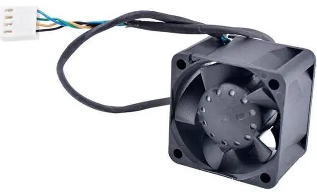Alt view image 4 of 4 - DB04028B12U 40mm fan 4cm 4028 40x40x28mm 12V 0.66A Dual Ball Bearing 4-wire 4pin PWM Server Power Airflow Coo