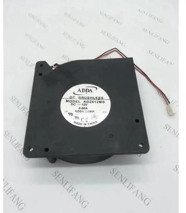 Main image of for ADDA AD2512MS DC 12V 0.60A 2-wire 120x120x32mm Server Blower Fan