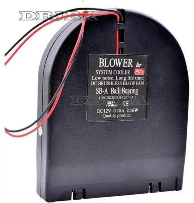 Main image of Fan for EC8020HH12C-4 11x9x2cm DC12V 0.18A 2.16W DIY retrofit Cooling Side Blower Fan Cooling Fan