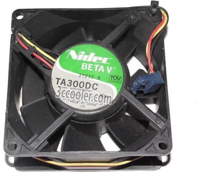 Main image of for NIDEC 8038 80*38mm M35133-58PW1 24V 0.44A 3 Wires 3 Pins Case Fan 8CM server Cooler