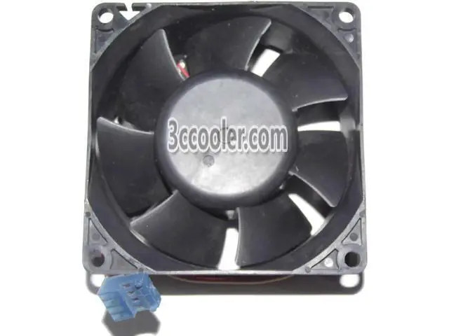 Alt view image 3 of 3 - for NIDEC 8038 80*38mm M35133-58PW1 24V 0.44A 3 Wires 3 Pins Case Fan 8CM server Cooler