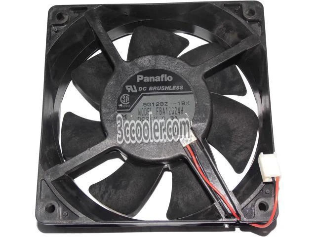 Alt view image 2 of 2 - for Panaflo 12038 120*38mm FBA12G24H 24V 0.3A 2 Wires Case fan 12CM inverter server cooler