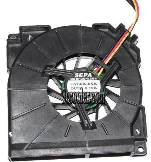 Main image of for SEPA 6CM HY60A-05A 5V 0.19A 3 Wires 3 Pins Notebook blower laptop fan cooler