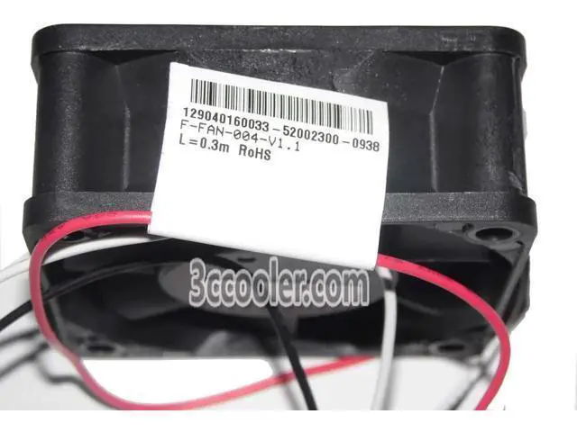 Alt view image 2 of 3 - for Original Y.S.TECH 6025 60*25mm FD126025EB 12V 0.42A 3 Wires 3 Pins Case fan 6CM CPU coole
