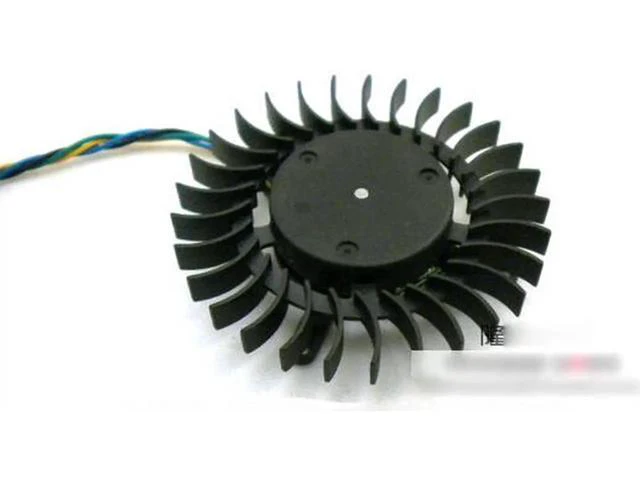 Alt view image 2 of 3 - for Original MAGIC MGT6012YR-W10 Video Card Fan with 12V 0.30A 4 Wires 4Pins Connector