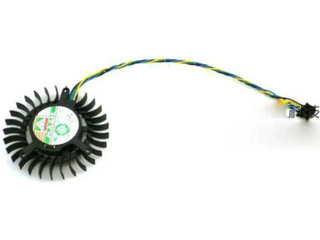 Alt view image 3 of 3 - for Original MAGIC MGT6012YR-W10 Video Card Fan with 12V 0.30A 4 Wires 4Pins Connector