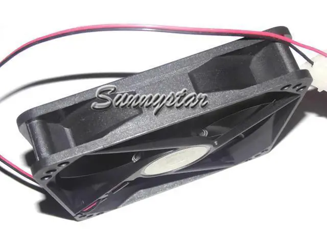 Alt view image 3 of 3 - for Yateloon 12CM 120*25mm D12BH-12 GP 12V 0.30A 2 Wires 2 Pins D-connector Case fan for cpu server case