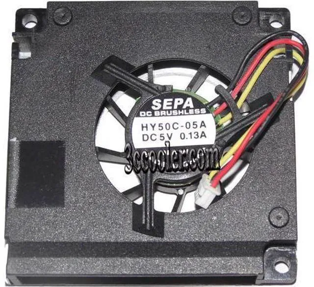 Main image of for SEPA 50*10mm 5CM HY50C-05A 5V 0.13A 3 Wires 3 Pins Notebook blower laptop fan cooler