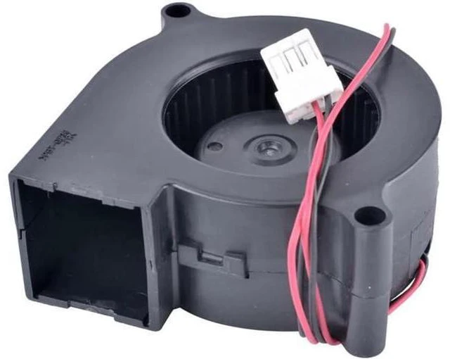 Alt view image 2 of 5 - D06F-12SH 6cm 6023 12V 0.21A 2-wire centrifugal turbine blower fan