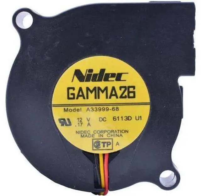 Alt view image 4 of 4 - New and A33999-68 5015 50x50x15mm DC 12V 0.17A Centrifugal turbine blower fan