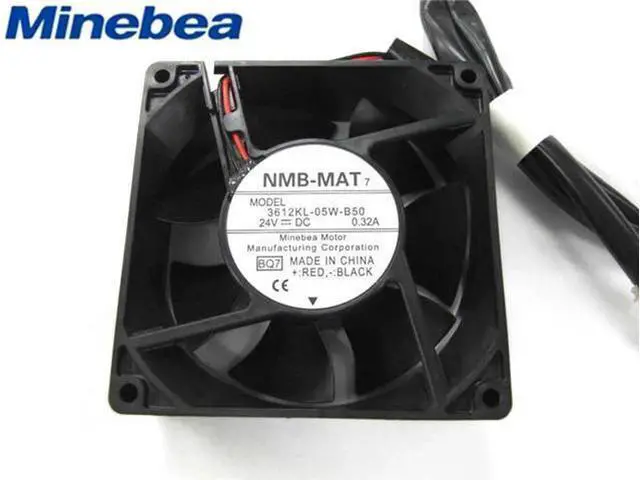 Main image of for Original 92x32mm NMB 3612KL-05W-B50 24V 0.32A 2 Wires Inverter cooler 9CM DC Axial Fan