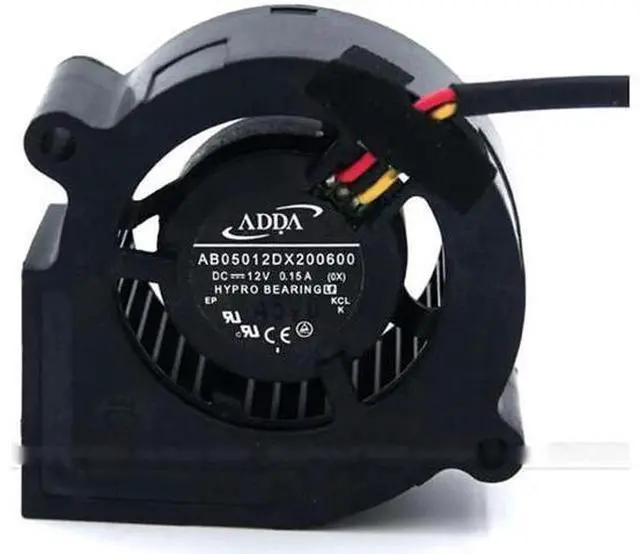 Main image of for ADDA AB0512DX200600 5cm Blower Centrifugal Fan with 12V 0.15A 3 Wires 3pins Connector