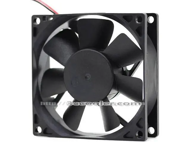 Alt view image 2 of 2 - for Original ADDA 8cm 8025 12V 0.15A AD0812MB-A70GL 2 Wires 2 Pins Dual Balls Bearing DC Fan
