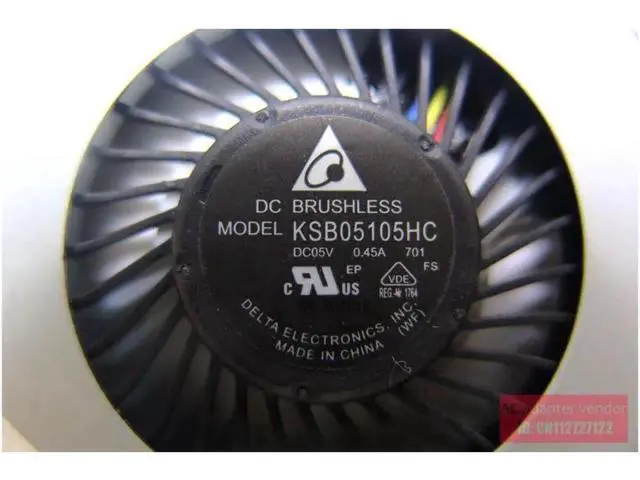 Alt view image 2 of 6 - new FOR HP ksb05105hc-cd05 sps-700803-001 EG50050S1-B020-S9A Laptop fan 7j12b0