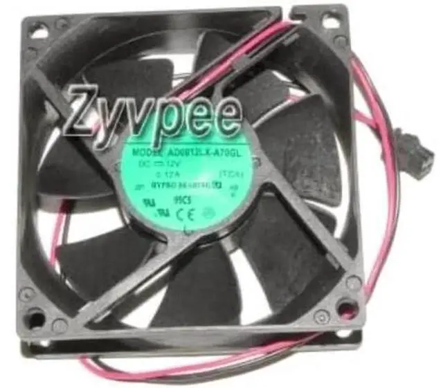 Main image of for 8025 AD0812LX-A70GL 12V 0.12A 2 Wires 2 pins Case Fan 8CM cpu cooler