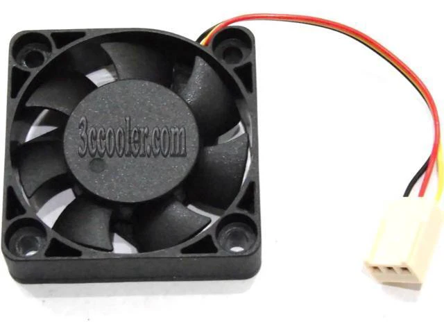 Alt view image 2 of 2 - for EVERCOOL 4CM 40*10mm EC4010LL12EA 12V 0.04A 3 wires 3 pins Case Fan Router Switch Cooler
