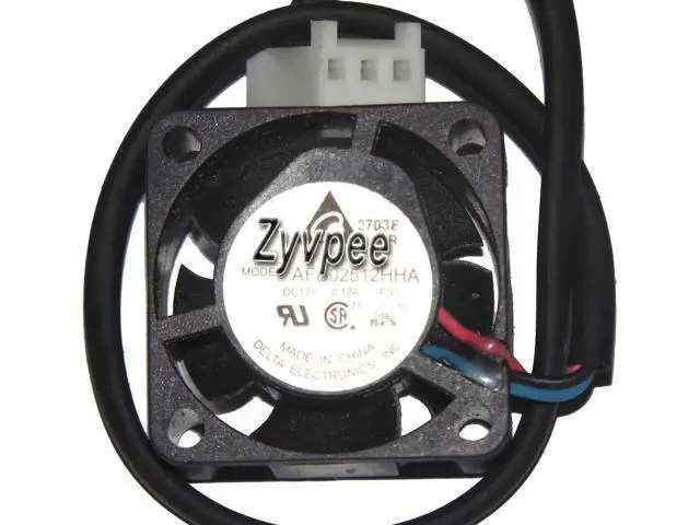 Alt view image 3 of 3 - for Delta 2.5CM 2510 AFB02512HHA 12V 0.12A 3 Wires 3 pins micro case fan