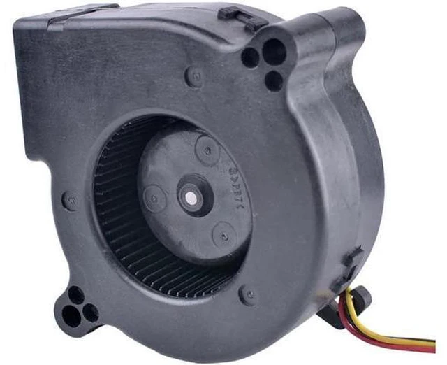 Alt view image 2 of 4 - D06F-12BS1 6025 6cm 60mm 12V 0.33A Double Ball Bearing High Volume Centrifugal Turbine Blower Fan