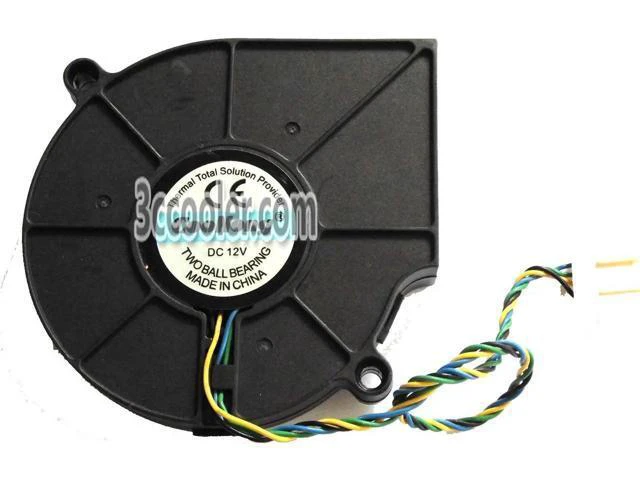 Alt view image 3 of 3 - for FirstD FD7015H12D 12V 0.43A 4 Wires 4 Pins Connector Blower Fan