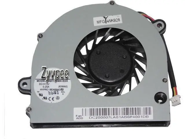 Alt view image 3 of 3 - for ADDA AB7005MX-ED3 5V 0.25A 3 Wires 3Pins Connector Fan for Lenovo G450LX G455GX G455LX G450GX G450AX G455AZ