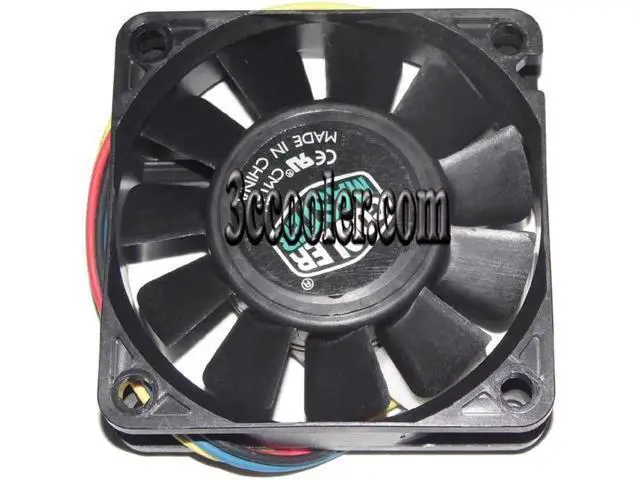 Alt view image 2 of 2 - for 60*15mm D06R-12PS1 12V 0.2A 4 wires 4 pins 60mm case fan