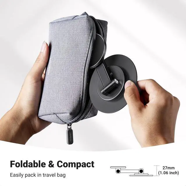 Alt view image 7 of 7 - UGREEN Magnetic Phone Stand for Magsafe Bundle with Airplane Phone Holder