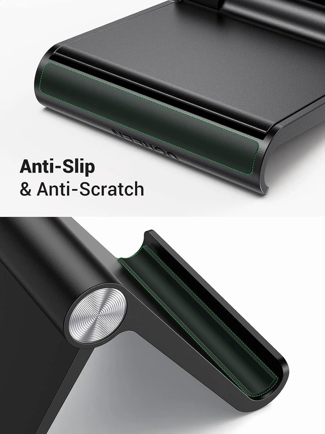 Alt view image 4 of 7 - UGREEN Tablet Stand Black Bundle with Phone Stand Black