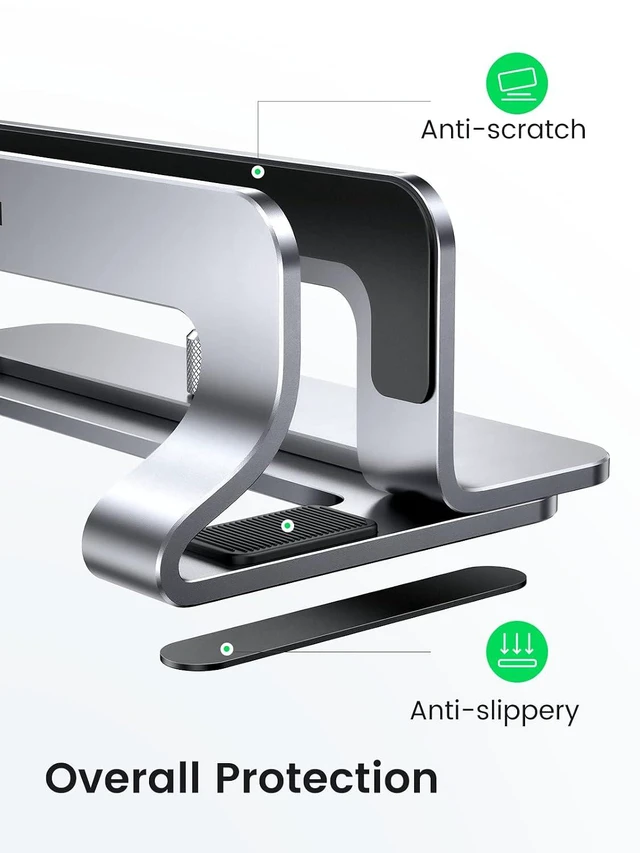 Alt view image 5 of 7 - Vertical Laptop Stand Bundle with Tablet Stand Holder