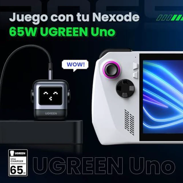 Alt view image 2 of 6 - UGREEN Uno Charger 65W USB C Charger Bundle with 6.6ft 240W USB C Cable with Digital Display Compatible with iPhone 17/17 Pro/17 Pro Max, MacBook Pro/Air, Galaxy S25/S24, iPad Pro/Air, Pixel 10