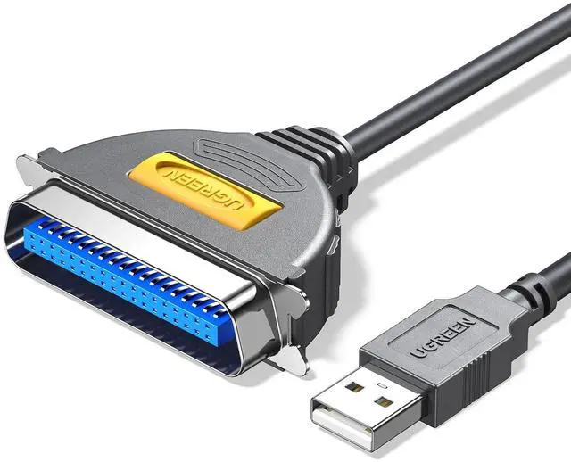 Main image of UGREEN 10FT USB to Parallel Port CN36 IEEE1284 Printer Cable Adapter