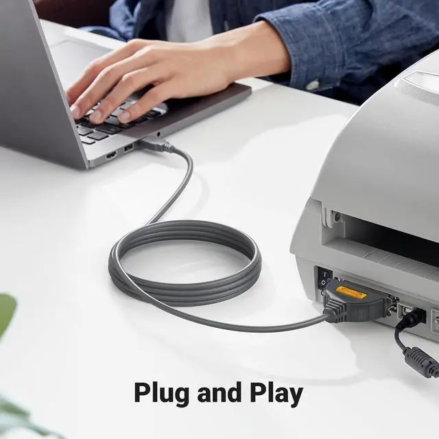 Alt view image 6 of 7 - UGREEN 10FT USB to Parallel Port CN36 IEEE1284 Printer Cable Adapter