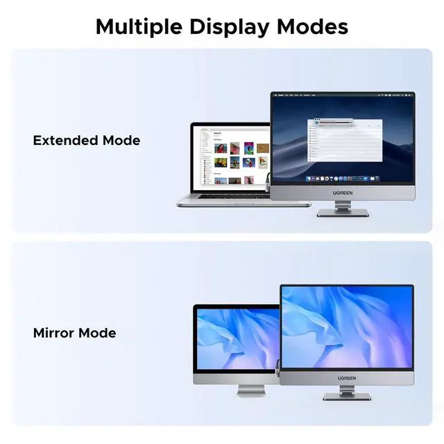 Alt view image 7 of 7 - UGREEN 16 Inch 2.5K Portable Monitor with Magnetic Stand for Work & Gaming