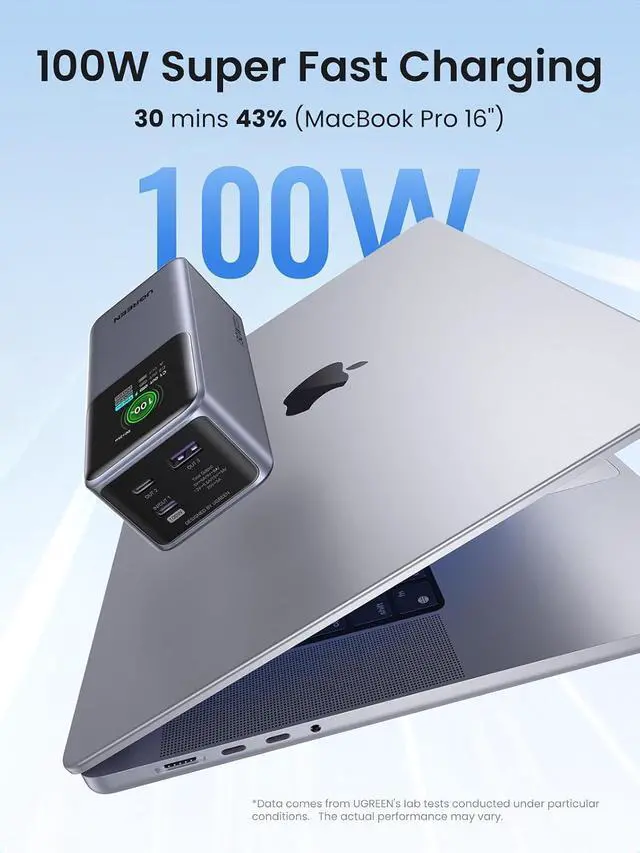 Alt view image 2 of 7 - UGREEN Nexode Power Bank 20000mAh 130W Portable Charger Bundle with Uno Magsafe Portable Charger