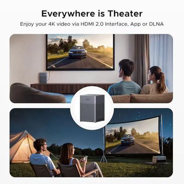 Alt view image 4 of 6 - UGREEN NASync DH4300 Plus 4-Bay NAS + 240W USB4 Cable Bundle, Personal Cloud Storage for Home & Business, Supports 128TB, Remote Access, AI Album, 2.5GbE, 4K HDMI, and 80Gbps Data Transfer for MacBook
