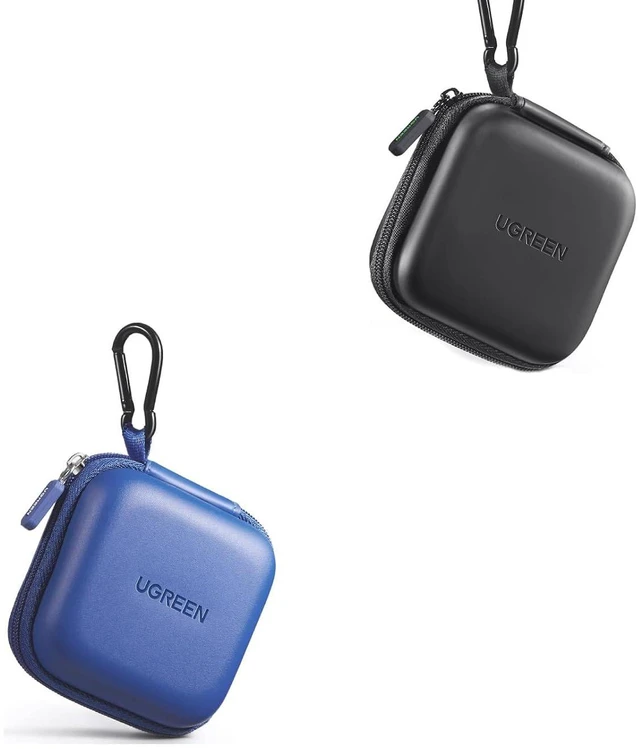 Main image of UGREEN Square Earbud Case Black and Blue Bundle