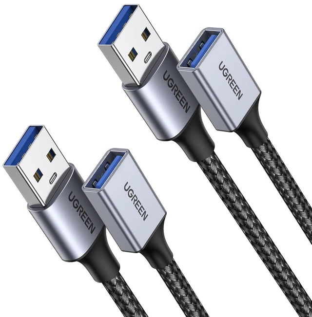 Main image of UGREEN USB Extender 6FT Bundle 2 Pack USB Extension Cable