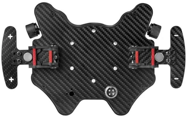 Alt view image 2 of 7 - HTLNUZD Carbon-Fiber USB Sim Racing Steering Wheel Hub with Switch Button Plate & Control Box for PC/PS4/PS5/Xbox Plug & Play Game Controlle