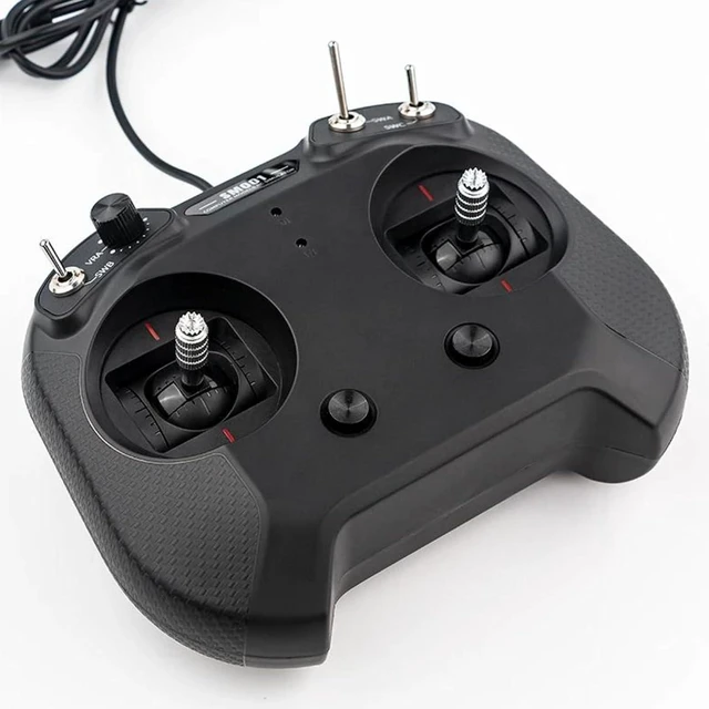 Alt view image 7 of 7 - HTLNUZD Flysky FS SM001 Flight Simulator Controller 8 CH, Supports a Variety FMS G3/G3.5/G4/G5/G6/G7 5.0 XTR VRC of Flight Simulation Software for RC Helicopters, Fixed Wing Etc (FS SM001-black)