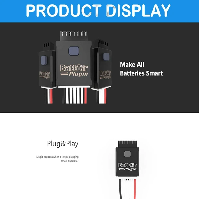 Alt view image 6 of 7 - HTLNUZD ISDT BattAir Bluetooth 2S / 3S-4S / 5S-6S Controller Plugin Voltage Checker, APP Smart Plug for Life/LiPo/LiHv/ULiHv Battery (3PCS) (5S~6S)