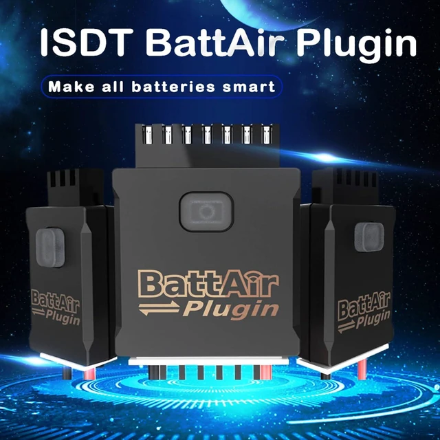Alt view image 7 of 7 - HTLNUZD ISDT BattAir Bluetooth 2S / 3S-4S / 5S-6S Controller Plugin Voltage Checker, APP Smart Plug for Life/LiPo/LiHv/ULiHv Battery (3PCS) (5S~6S)