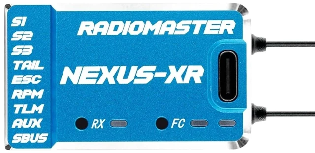 Main image of HTLNUZD Radiomaster Nexus-XR Helicopter for Flight Controller with Integrated 2.4G ELRS Receiver (Blue-)