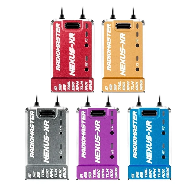 Alt view image 2 of 7 - HTLNUZD Radiomaster Nexus-XR Helicopter for Flight Controller with Integrated 2.4G ELRS Receiver (red)