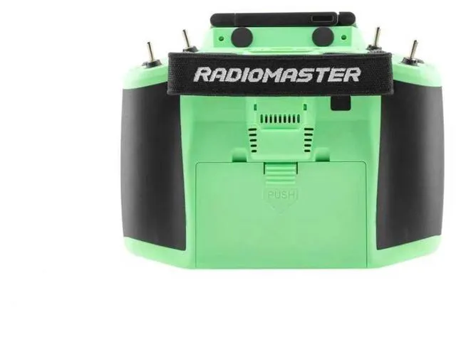 Alt view image 4 of 6 - HTLNUZD Radiomaster GX12 Crush ELRS Radio Transmitter - 2.4G Dual 1W, Gemini Xrossband Mode2 (Green+1850)