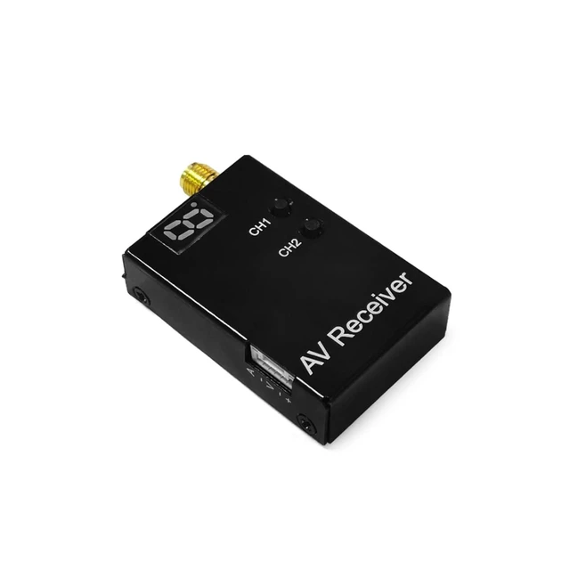 Alt view image 3 of 7 - HTLNUZD Radiolink RC8X 8 Channels 2.4GHz RC Transmitter, R8FG and R4FGM Gyro Receivers with EWRF 708R 5.8G 48CH Wireless Audio/Video FPV Receiver, for RC Crawler, Boats Etc. (Radiolink EWRF 708R)