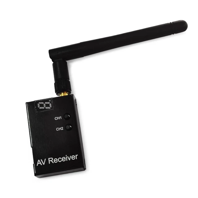 Alt view image 5 of 7 - HTLNUZD Radiolink RC8X 8 Channels 2.4GHz RC Transmitter, R8FG and R4FGM Gyro Receivers with EWRF 708R 5.8G 48CH Wireless Audio/Video FPV Receiver, for RC Crawler, Boats Etc. (Radiolink EWRF 708R)