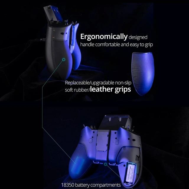 Alt view image 6 of 7 - HTLNUZD CC2500 Hall Handle Remote Control 2.4GHz 16CH JP4in1/ ELRS TX High Frequency Configurations Transmitter Mode2 for FPV Drones
