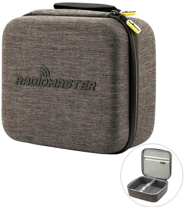 Alt view image 4 of 4 - HTLNUZD Radiomaster Medium Portable Storage Carry Case for TX16S Transmitter - Universal Fit, Shockproof Protective Bag with Durable Zippers & Interior Pockets