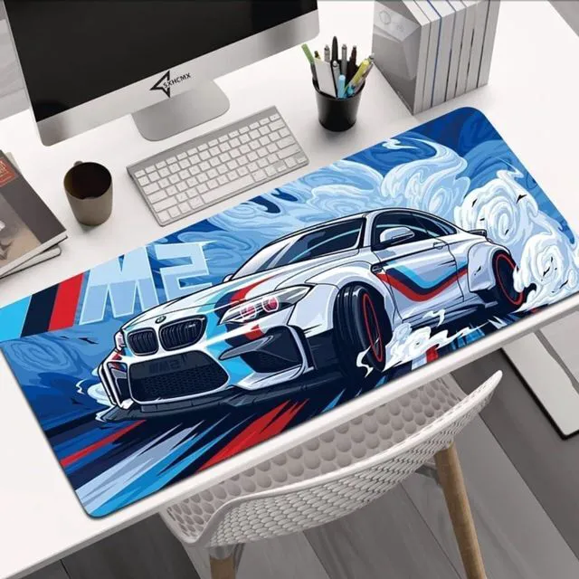 Alt view image 6 of 6 - HTLNUZD Mouse Pad Rally Racing Car Natural Rubber Gaming Mousepad Durable Stitched Edges, Non Slip Rubber Base, for Waterproof Desk Writing Home Office Gaming Work (B R Z, 11.8''X9.8''X0.11'')