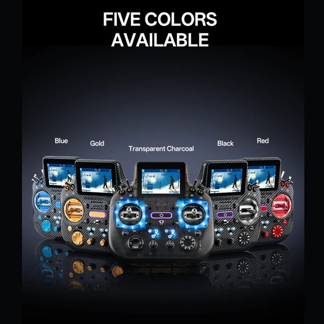 Alt view image 2 of 7 - RadioMaster GX15 MAX Gemini ELRS AG02 Hall Gimbal Touchscreen FPV Radio
